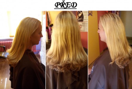 Měla jsem to štěstí, že ke mě přišla na brazilský keratin naše úžasná tenistka Petra Kvitová :)